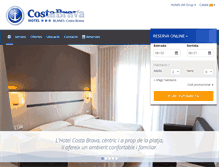 Tablet Screenshot of hotelcostabravablanes.com